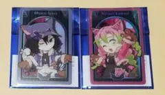 鬼滅の刃 蜜璃 伊黒 ハロウィン 2025年 メタリックカード ufotable