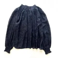 フューチャーランド　レースブラウス　シアーブラウス　Lサイズ
