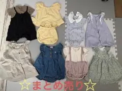 ☆8点まとめ売り☆ベビー服 ロンパース ワンピース