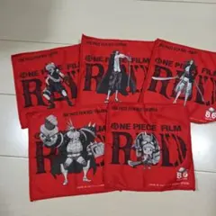 ONE PIECE FILM RED タオルハンカチ 5枚セット
