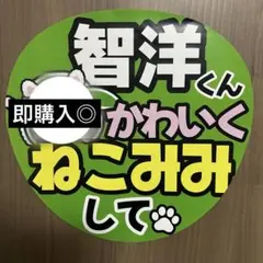 WEST ファンサ カンペ うちわ 文字パネル うちわ文字 神山智洋