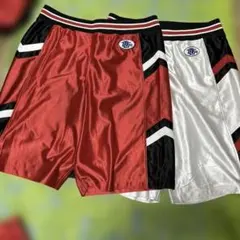 TeamFive バスケットボールパンツ 赤白　日本製サイズ　サイズLL