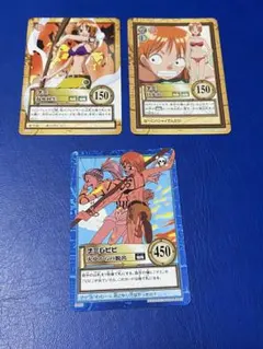 旧ワンピース カードダス ハイパーバトル ナミ 3枚セット 希少 レ
