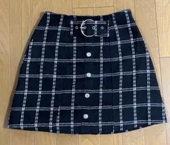 lip service チェックスカート　ネイビー Mサイズ