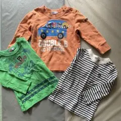 ミキハウス　ダブルビー　長袖　3枚セット　男の子　服　1枚300円