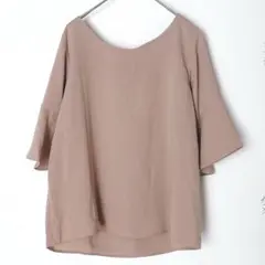 426 エニィスィス フレアスリーブブラウス レディーストップス シンプル 定番