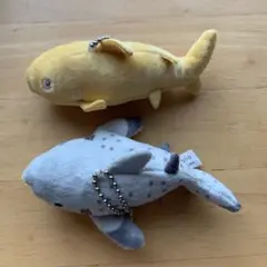 サメのぬいぐるみ（キーホルダー付き）