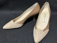 ベージュ　パンプス　23センチ