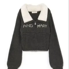Mary logo zip tops ANDMARY - メルカリ