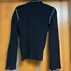 GU ブラックリブセーター Mサイズ