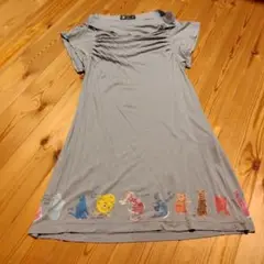 ヒステリックグラマー　 ヴィンテージ　猫　半袖　シフォン　ブラウス　カットソー HYSTERIC GLAMOUR（ヒステリックグラマー）の「HYSTERIC HAIR
