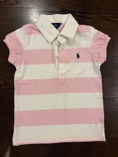 Ralph Lauren 4/4T ピンク/ホワイト
