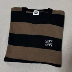 CITY COUNTRY CITY ボーダーニット