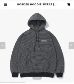 【未使用品】Ennoy ボーダーパーカー BLACK L エンノイ 2025年最新】ennoy ボーダー パーカーの人気アイテム - メルカリ