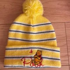 ニット帽　プーさん　ディズニー