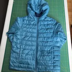 ユニクロ　UNIQLO ダウンジャケット　ジャンバー　青　ブルー　150