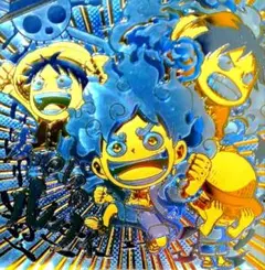 ワンピース 大海賊シールウエハース LOG.14 USGR+ SGR ルフィ