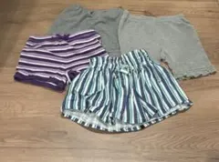 女の子用　スカート2枚　パンツ2枚　まとめ売り　サイズ80-90