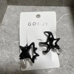 GOLDY スターモチーフ ヘアクリップ 2個セット新品未使用のサムネイル