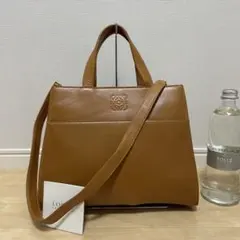 ■LOEWE（ロエベ）美品/レザー/ハンドバッグ（ショルダー） /ライトブラウン