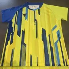 VICTAS 卓球ウェア イエロー/ブルー　S