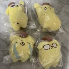 特価］ポムポムプリン わらって♪ もっと動くプリンマスコット 3点 2