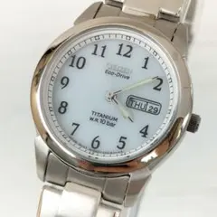 シチズン　レディース　チタン製　E001-S024633 ソーラー稼働品