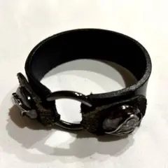 KMRII 14th Addiction handmade レザー バングル - メルカリ