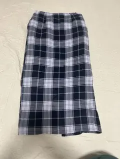 chocol raffine robe チェックスカート　ロングスカート　タイト