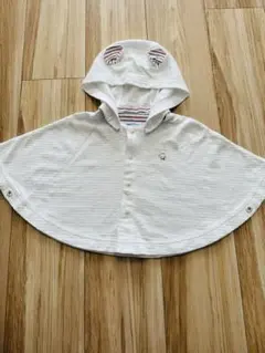 美品 ★ファミリア★ ポンチョ カーディガン ケープ 60～90