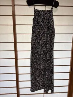 Lugnoncure 小花柄のロングキャミワンピース　フリーサイズ