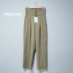 【新品未使用タグ付き】 MIESROHE ウエストデザインマニッシュパンツ