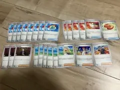 ポケモンカード25枚まとめ売りトレーナーズ グッズ　リーリエの決心、ポケパッド等