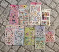 【シールまとめ②】ウォーターシール　タイルシール　ディズニープリンセス