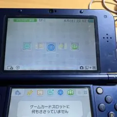 NewNintendo 3DSLLメタリックブルー 本体 充電器付 上IPS液晶