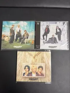 【完売】【新品未開封】Number_i GOAT 初回限定AB 通常盤3枚セット 3形態まとめ買い特典付】Number_i「GOAT」初回生産限定盤A/初回限定