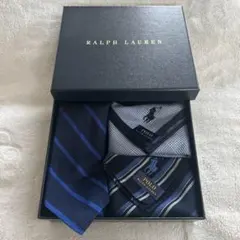 Ralph Lauren ネクタイ ハンカチ2枚セット