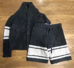 【ジェラートピケ】ラインボーダーカーディガン セットアップ☆M メンズ