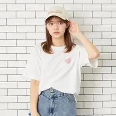 【新品】天竺ラメハートTシャツ ダブルフォーカスのサムネイル