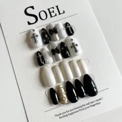 【2点セット】現品 ネイルチップ まとめ売り アーモンド