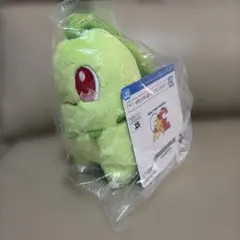 一番くじ Pokémon D賞 ジョウト地方 ぬいぐるみ チコリータ
