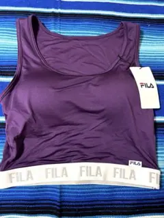 FILA ブラトップ パープル 新品タグ付き　Sサイズのサムネイル