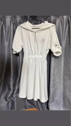 evelyn セーラーワンピース ホワイト