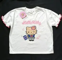 サンリオ　ハローキティ　ギャルキティ　袖フリル　半袖　Tシャツのサムネイル