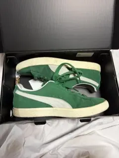 PUMA スエード スニーカー グリーン