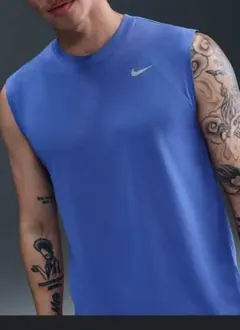 松ちゃん様専用　Nike DRI-FIT ノースリーブTシャツ M 青