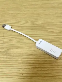 【美品】BUFFALO 有線LANアダプター LUA4-U3-AGT ホワイト