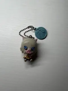 ちょこのっこチャーム 嘴平伊之助 1番くじ ストラップ フィギュア 傷あり