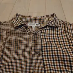 JW ANDERSON×ユニクロ チェック柄 長袖ネルシャツ Lサイズ