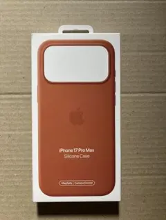 iPhone 17 Pro Max シリコンケース terra cotta